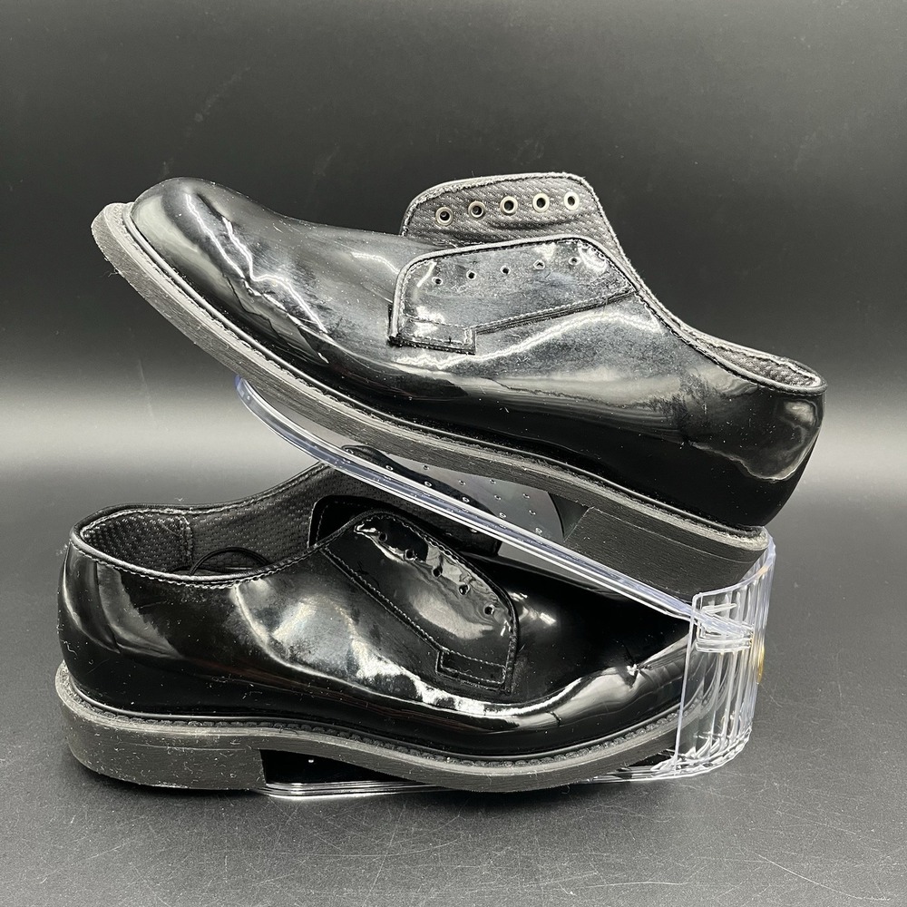 Bates Sentry 941 Men's Black High Gloss Uniform Military Dress Shoes 8.5E